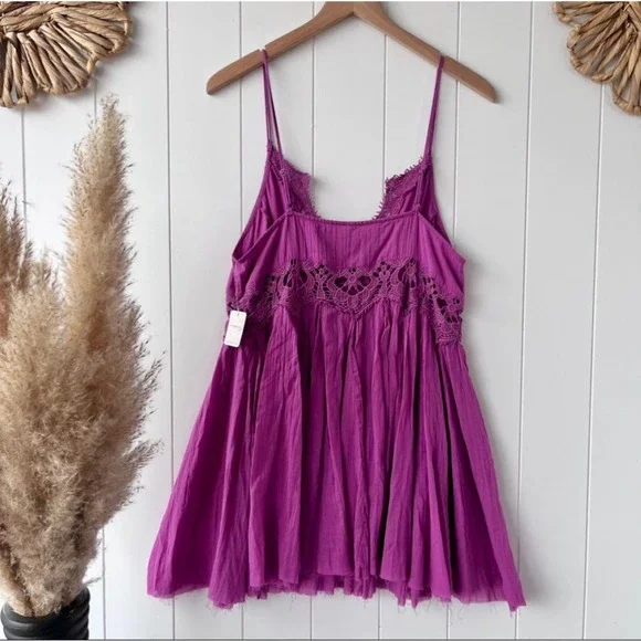 Free People Purple Mini Dress - Picture 5 of 5